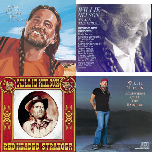 This is a 4 CD SKU bundle.
1.This CD is brand new.Format: CDMusic Style: CountryThis item's title is: Willie Nelson�S Greatest HitsArtist: Willie NelsonLabel: LEGACYBarcode: 696998674127Release Date: 10/21/2003
2.This CD is brand new.