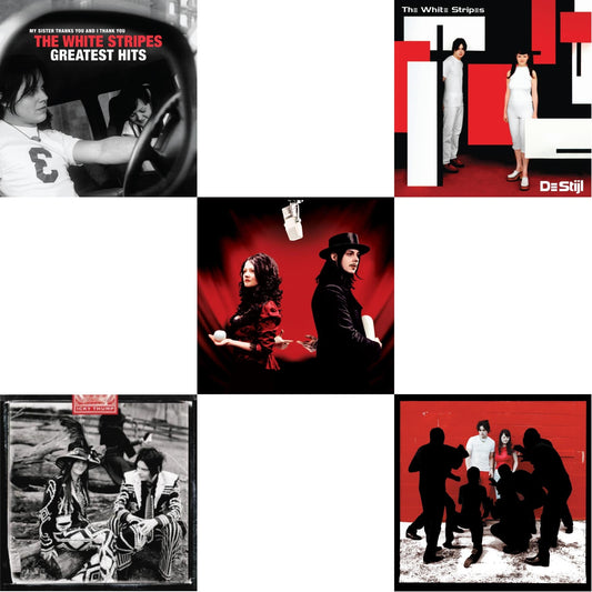 Greatest Hits (2LP/Black & Red Vinyl) & Icky Thump (2LP) & Get Behind Me Satan (2LP/20Th Anniversary/1-Red W/ Black Wisp & 2-Clear W/ Black Wisp Vinyl) & De Stijl & White Blood Cells (Reissue)