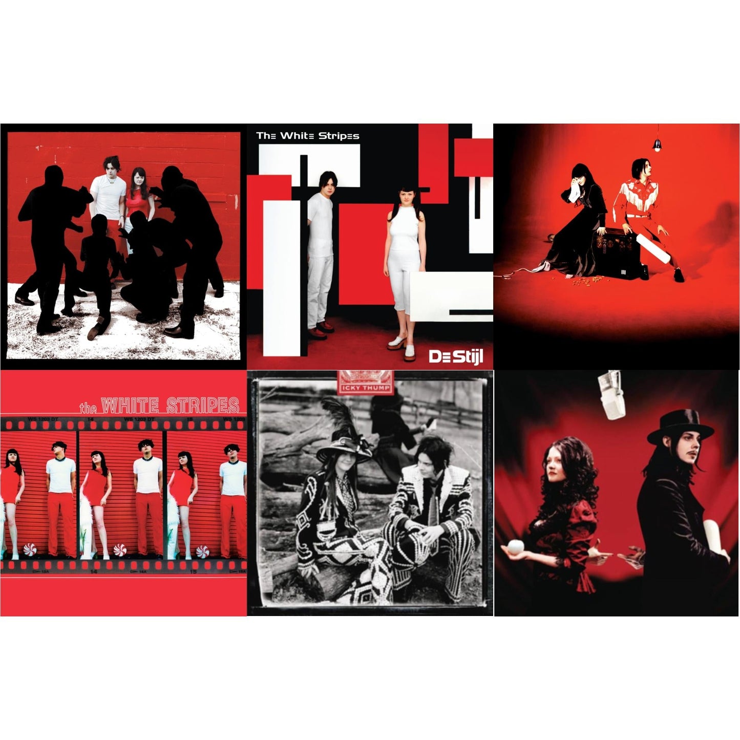 Elephant (2LP) & Get Behind Me Satan (2LP) & Icky Thump (2LP) & De Stijl & White Blood Cells (Reissue) & White Stripes