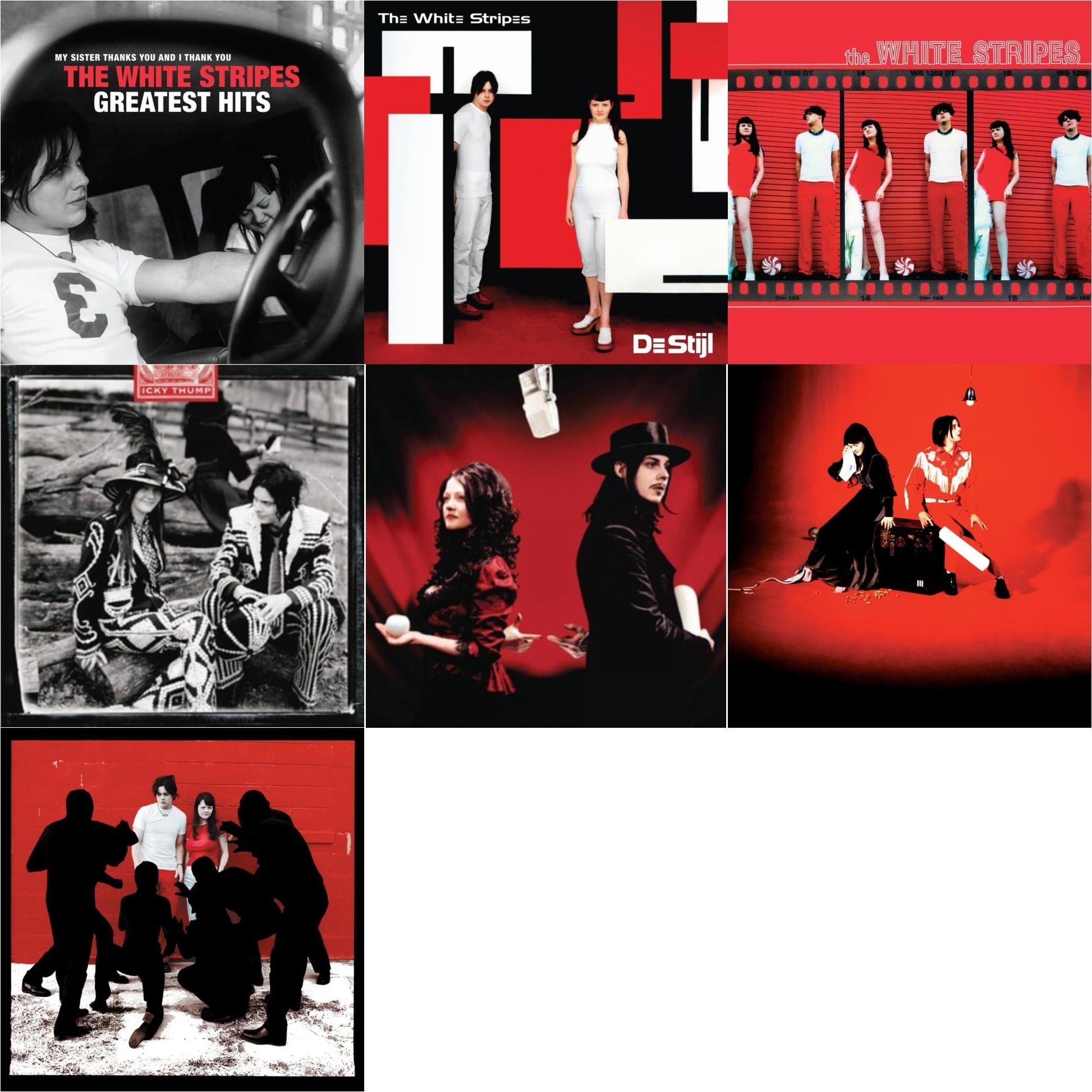 This is a 7 LP Vinyl SKU bundle.
1.This LP Vinyl is brand new.Format: LP VinylMusic Style: Blues RockThis item's title is: Elephant (2LP)Artist: White StripesLabel: LEGACY / THIRD MANBarcode: 194398424019Release Date: 3/25/2022
2.This LP Vinyl is brand new.