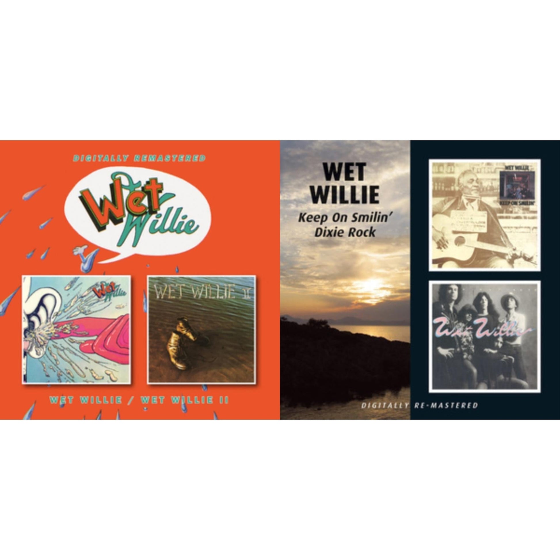 This is a 2 CD SKU bundle.
1.This CD is brand new.Format: CDMusic Style: Southern RockThis item's title is: Wet Willie / Wet Wille IiArtist: Wet WillieLabel: BGO RECORDSBarcode: 5017261214195Release Date: 7/3/2020
2.This CD is brand new.