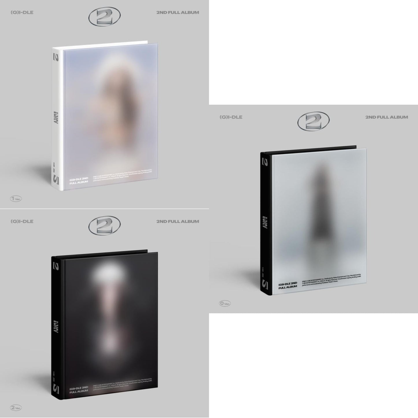 This is a 3 CD SKU bundle.
1.This CD is brand new.Format: CDThis item's title is: 2 (1 Ver.)Artist: I-DleBarcode: 196922754029Release Date: 3/1/2024
2.This CD is brand new.Format: CDThis item's title is: 2 (2 Ver.