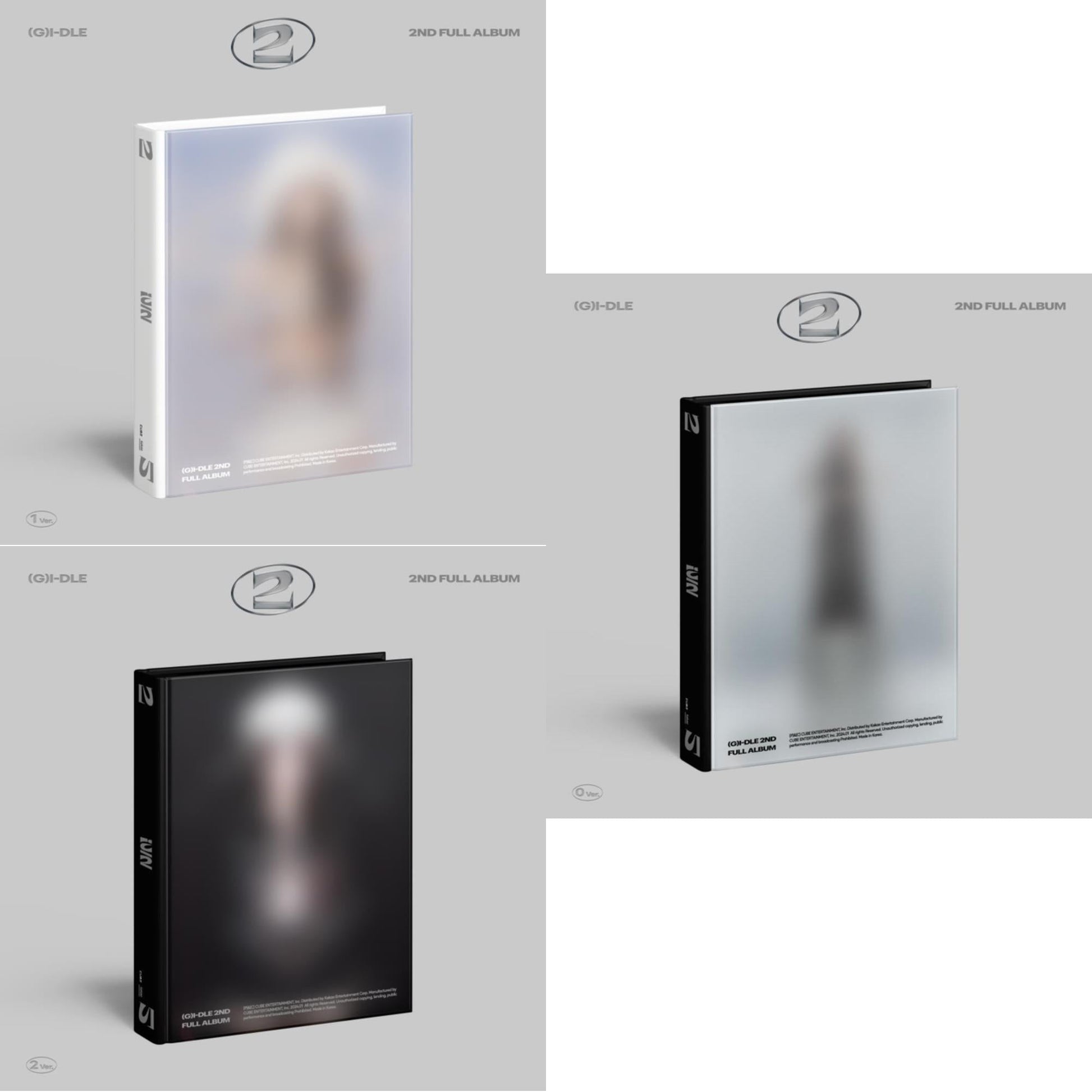 This is a 3 CD SKU bundle.
1.This CD is brand new.Format: CDThis item's title is: 2 (1 Ver.)Artist: I-DleBarcode: 196922754029Release Date: 3/1/2024
2.This CD is brand new.Format: CDThis item's title is: 2 (2 Ver.