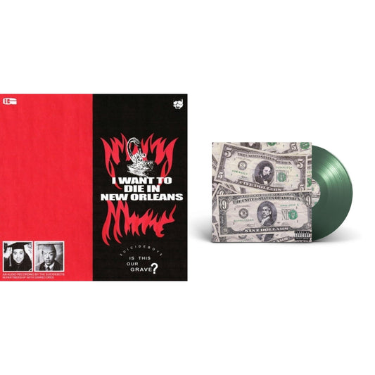 This is a 2 LP Vinyl SKU bundle.
1.This LP Vinyl is brand new.Format: LP VinylThis item's title is: New World Depression (Coke Bottle LP Vinyl)Artist: $Uicideboy$Barcode: 198391598197Release Date: 6/14/2024
2.This LP Vinyl is brand new.