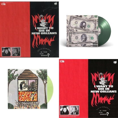 This is a 4 LP Vinyl SKU bundle.
1.This LP Vinyl is brand new.Format: LP VinylMusic Style: TrapThis item's title is: I Want To Die In New Orleans (Red/Black LP Vinyl)Artist: $Uicideboy$Label: G*59 RecordsBarcode: 842812109126Release Date: 1/3/2022
2.This LP Vinyl is brand new.