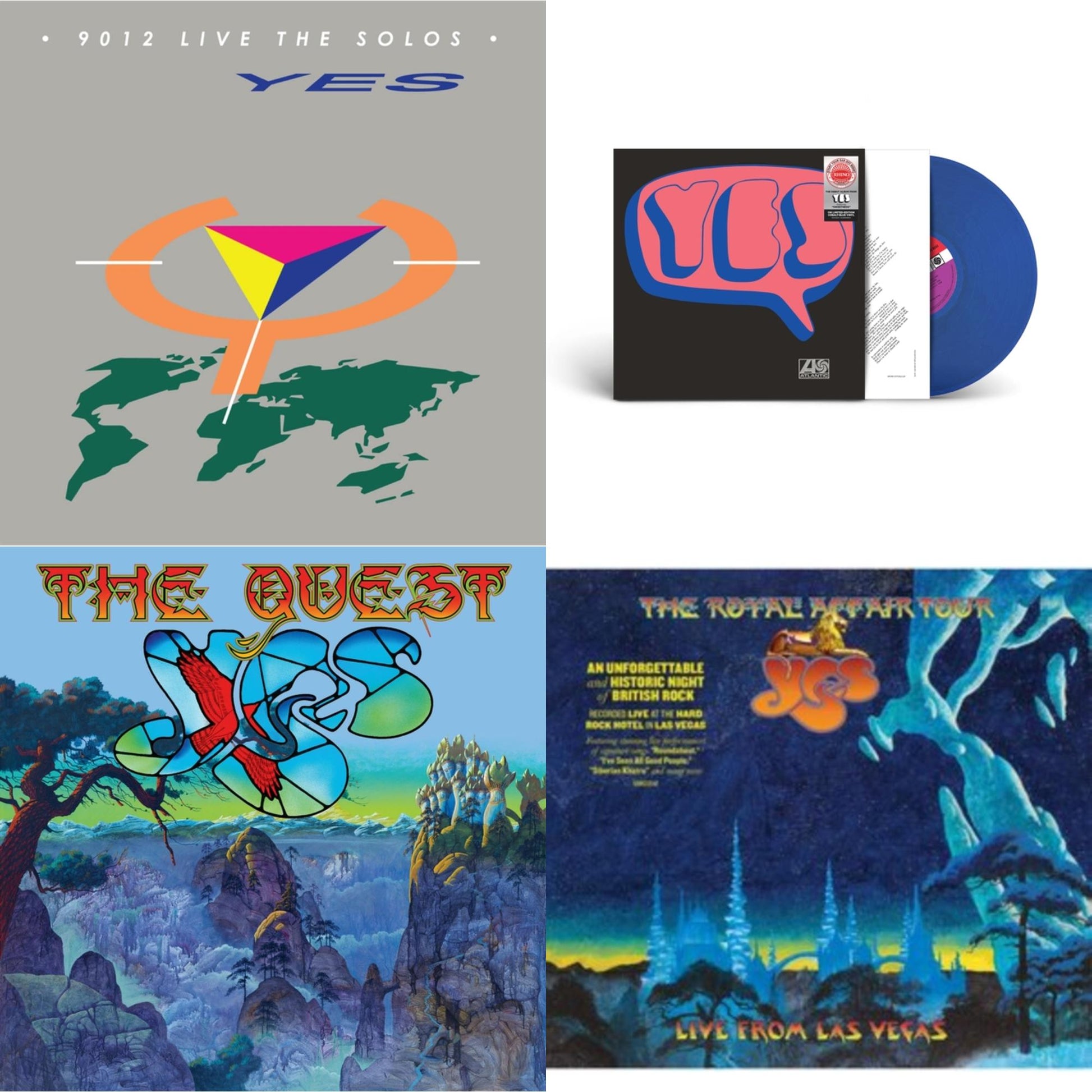 This is a 4 LP Vinyl SKU bundle.
1.This LP Vinyl is brand new.Format: LP VinylMusic Style: Prog RockThis item's title is: Quest (2LP/2CD/Sky Blue Vinyl) (I)Artist: YesLabel: INSIDE OUT MUSICBarcode: 194399250815Release Date: 2/25/2022
2.This LP Vinyl is brand new.