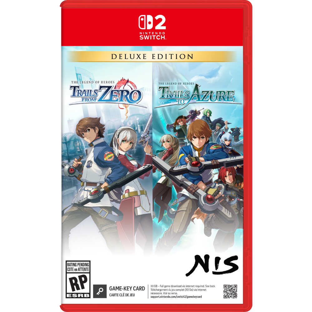 Legend of Heroes: Trails from Zero / The Legend of Heroes: Trails to Azure - Deluxe Edition - Switch 2 (Game-Key Card)