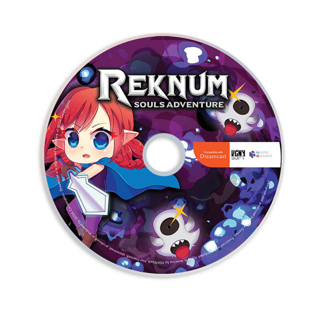 This is brand new.Reknum Souls Adventure is an action, exploration and 2D platformer videogame ported to the Dreamcast, it is the latest installment in the REKNUM saga but one of the first in the REKNUM Timeline.