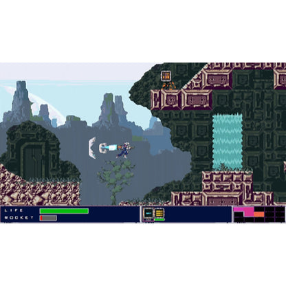 This is brand new.Fly through the sky! Rain down fire on the enemy forces from above!
Use your rocket musket and 8 different types of weapons to boost through the sky, charge enemies, and leap over pit falls as you investigate a new mysterious enemy.
