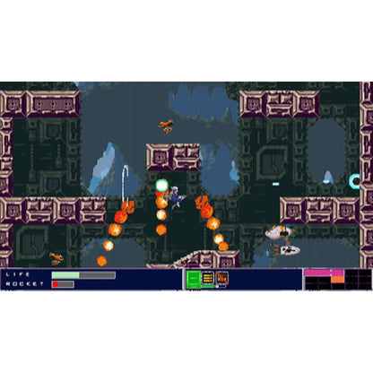 This is brand new.Fly through the sky! Rain down fire on the enemy forces from above!
Use your rocket musket and 8 different types of weapons to boost through the sky, charge enemies, and leap over pit falls as you investigate a new mysterious enemy.