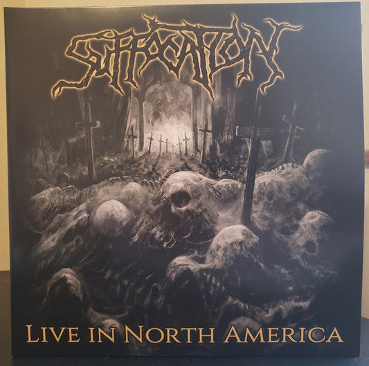 This LP Vinyl is brand new.Format: LP VinylMusic Style: Death MetalThis item's title is: Live In North America (Gold & Black Splatter LP Vinyl) (I)Artist: SuffocationLabel: NUCLEAR BLAST AMERICBarcode: 4065629614317Release Date: 3/25/2022