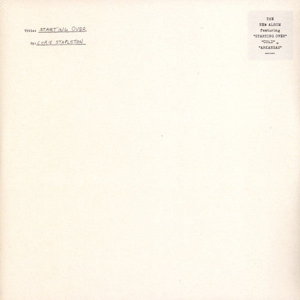 Starting Over (2LP/180G) & Higher (2LP/180G) & Traveller & From A Room: Volume 2