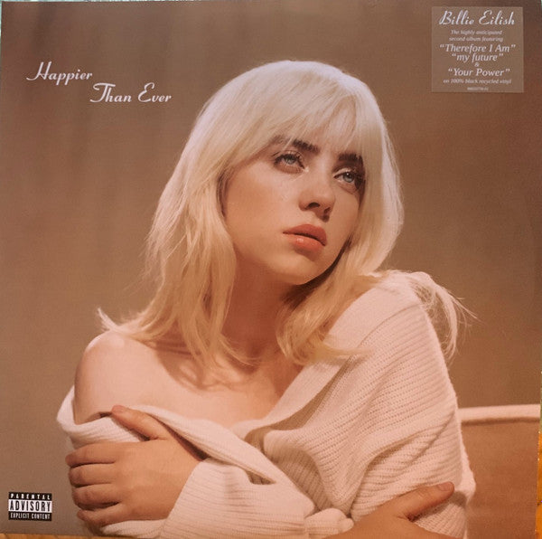 Happier Than Ever (X) (2LP) & Hit Me Hard & Soft (Isolated Vocals) (Cream White LP Vinyl) & Billie Eilish - Dont Smile At Me (Black LP Vinyl) & When We All Fall Asleep, Where Do We Go? (Pale Yellow LP Vinyl)