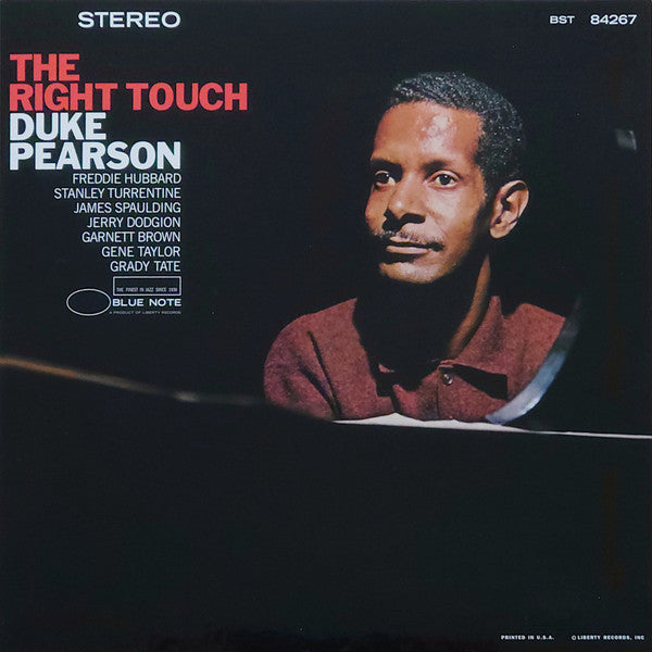 This LP Vinyl is brand new.Format: LP VinylMusic Style: Soul-JazzThis item's title is: Right Touch (Blue Note Tone Poet Series)Artist: Duke PearsonLabel: BLUE NOTEBarcode: 602438798377Release Date: 8/4/2023
