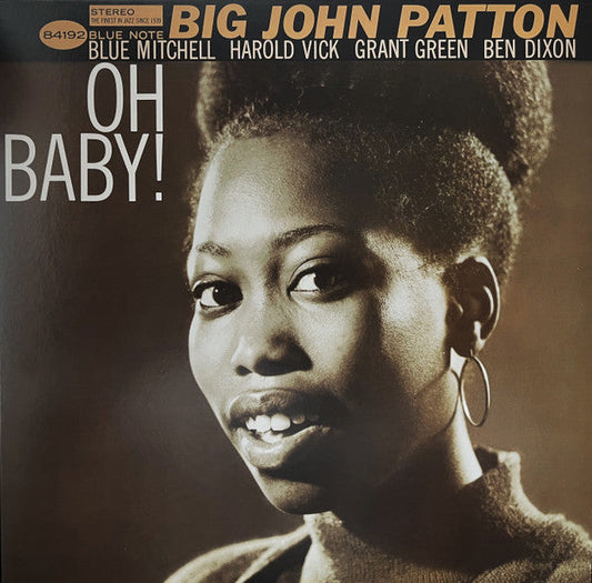 This LP Vinyl is brand new.Format: LP VinylMusic Style: Hard BopThis item's title is: Oh Baby! (Blue Note Classic LP Vinyl Series)Artist: Big John PattonLabel: BLUE NOTEBarcode: 602445353071Release Date: 10/21/2022