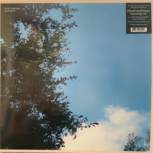 This LP Vinyl is brand new.Format: LP VinylMusic Style: Lo-FiThis item's title is: Turning On (Westlake Water LP Vinyl/Dl Card)Artist: Cloud NothingsLabel: CARPARK RECORDSBarcode: 677517005516Release Date: 1/29/2021