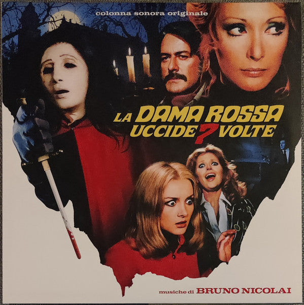 This LP Vinyl is brand new.Format: LP VinylMusic Style: SoundtrackThis item's title is: La Dama Rossa Uccide Sette Volte (The Red Queen Kills Seven Times) (2LP/Blood Red Vinyl)Artist: Bruno NicolaiLabel: VERVEBarcode: 8024709224620Release Date: 4/23/2022