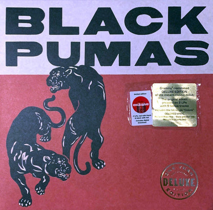 Black Pumas - Black Pumas (Deluxe/Gold & Red/Black Marble Vinyl/2LP) & Chronicles Of A Diamond (Clear LP Vinyl)