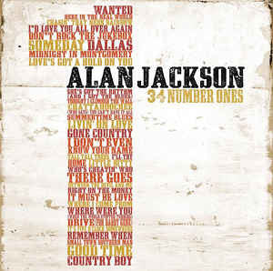 This CD is brand new.Format: CDMusic Style: CountryThis item's title is: 34 Number OnesArtist: Alan JacksonLabel: CountryBarcode: 886977868122Release Date: 1/24/2011