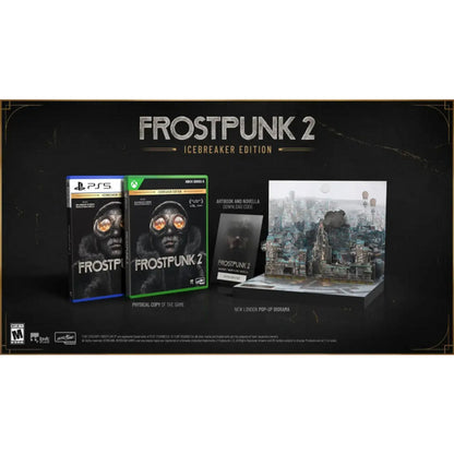 This is brand new.Frostpunk 2 elevates the city-survival genre to a new level. Take the role of a Steward and lead your city through a cascade of calamities taking place in a postapocalyptic, snowy setting. Build large city districts with their string of endless needs and demands.