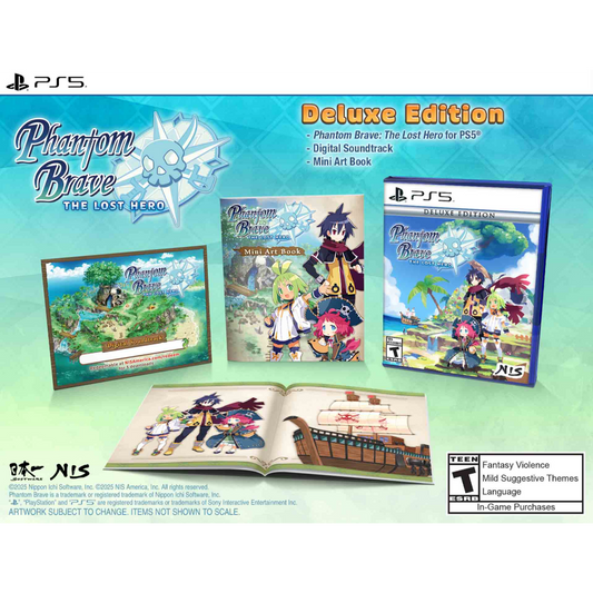This is brand new.Marona is a young girl with the power to speak to Phantoms, the spirits of those who have passed on. Alongside her dear friend, the Phantom Ash, she sails the ocean world of Ivoire, providing aid to those in need.