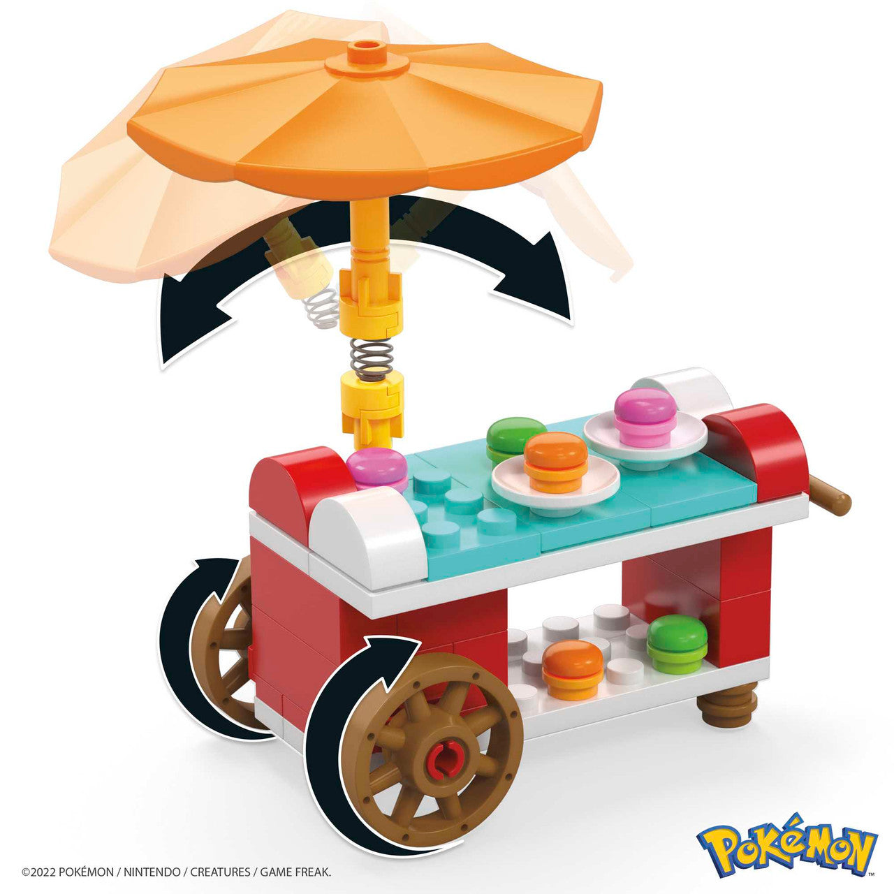 This is brand new.Build a food stand for Eevee and Lucario figures to interact with. The set combines with other Adventure Builder sets to create an expanded Pokémon world full of authentically designed details. Check out Pikachu’s Beach Splash, Bulbasaur’s Forest Trek or other larger sets, each sold separately.