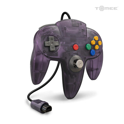 This is brand new.Bring back the nostalgia of classic gaming with the Tomee Controller for N64® in a vibrant Amethyst Purple finish. Designed for retro enthusiasts and new players alike, this controller delivers the authentic N64® experience with a modern touch.