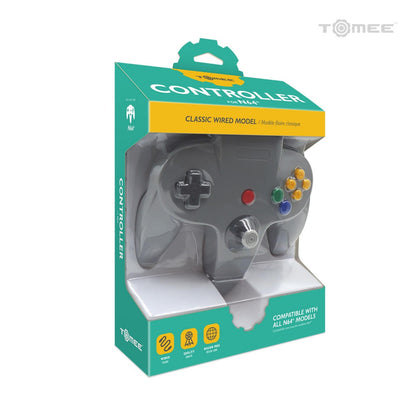 This is brand new.Bring back the nostalgia of classic gaming with the Tomee Controller for N64® in a matte gray finish. Designed for retro enthusiasts and new players alike, this controller delivers the authentic N64® experience with a modern touch.