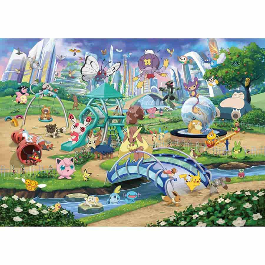 Puzzle: Pokémon Breakout #1: Eevee, Park (1,000 Pieces) - Ravensburger